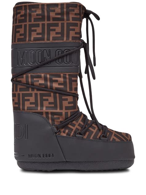 moon boots fendi|fendi platform knee high boots.